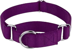 Country Brook nylon martingale collar in red