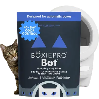 BoxiePro BOT 16-pound probiotic litter for automatic litter boxes