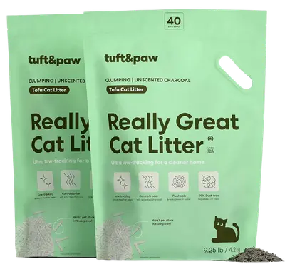 BoxiePro probiotic premium low dust clumping cat litter bag