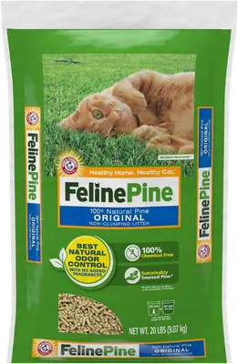 Feline Pine Original non-clumping pine pellet cat litter bag
