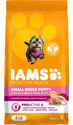 IAMS Proactive Health Smart Small Breed Puppy dry dog food bag