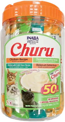 INABA Churu chicken variety lickable cat treat tubes