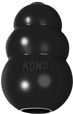 KONG Extreme black rubber dog toy for power chewers