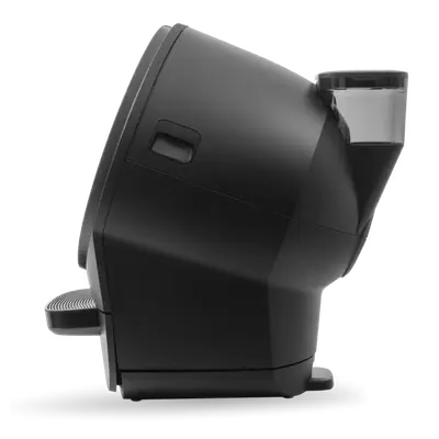 Black Litter-Robot 5 with LitterHopper reservoir attached at the rear