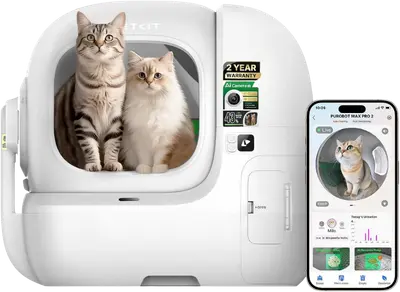 PETKIT Purobot Max Pro 2 automatic litter box with built-in camera