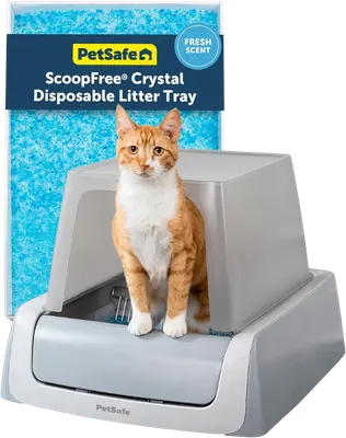 PetSafe ScoopFree Crystal Pro Legacy covered self-cleaning litter box