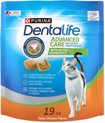 Purina DentaLife Tasty Chicken dental treats bag