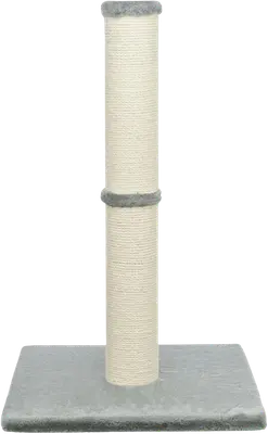 TRIXIE Parla 24.4-inch jute cat scratching post with plush-covered base