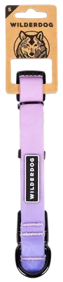 Wilderdog waterproof dog collar with PVC-coated webbing, a plastic quick-release buckle, and metal D-ring.