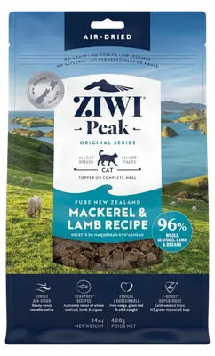 ZIWI Peak Original Air-Dried Mackerel and Lamb dog food bag