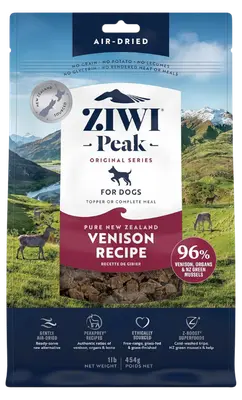 ZIWI Peak Original Air-Dried Venison dog food bag