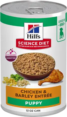 Hill’s Science Diet Puppy Chicken & Barley Entrée 13-oz can