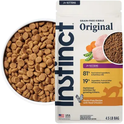 Instinct Original Kitten grain-free dry food bag