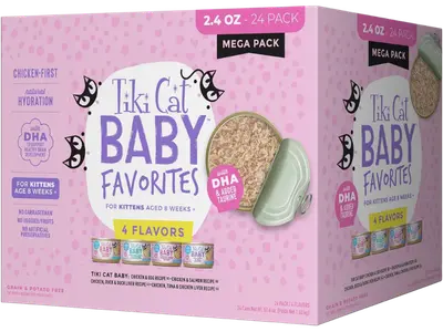 Tiki Cat Baby Whole Foods wet kitten food variety pack